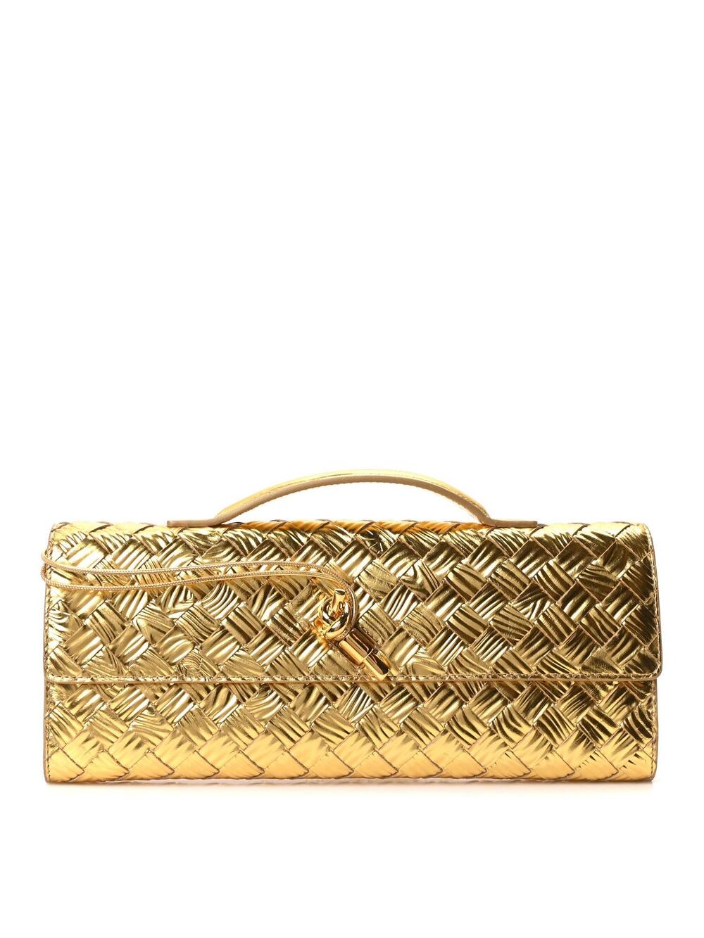 Bottega Veneta Metallic Satin Lambskin #356324B35B